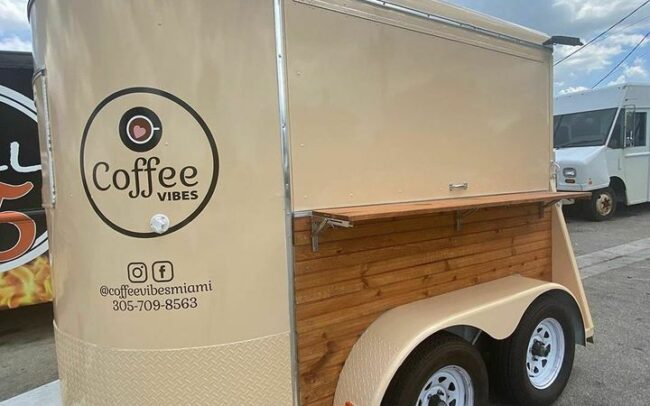 Custom 10′ Coffee Trailer